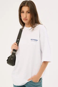 Nova Oversize Super Heavy Tee White