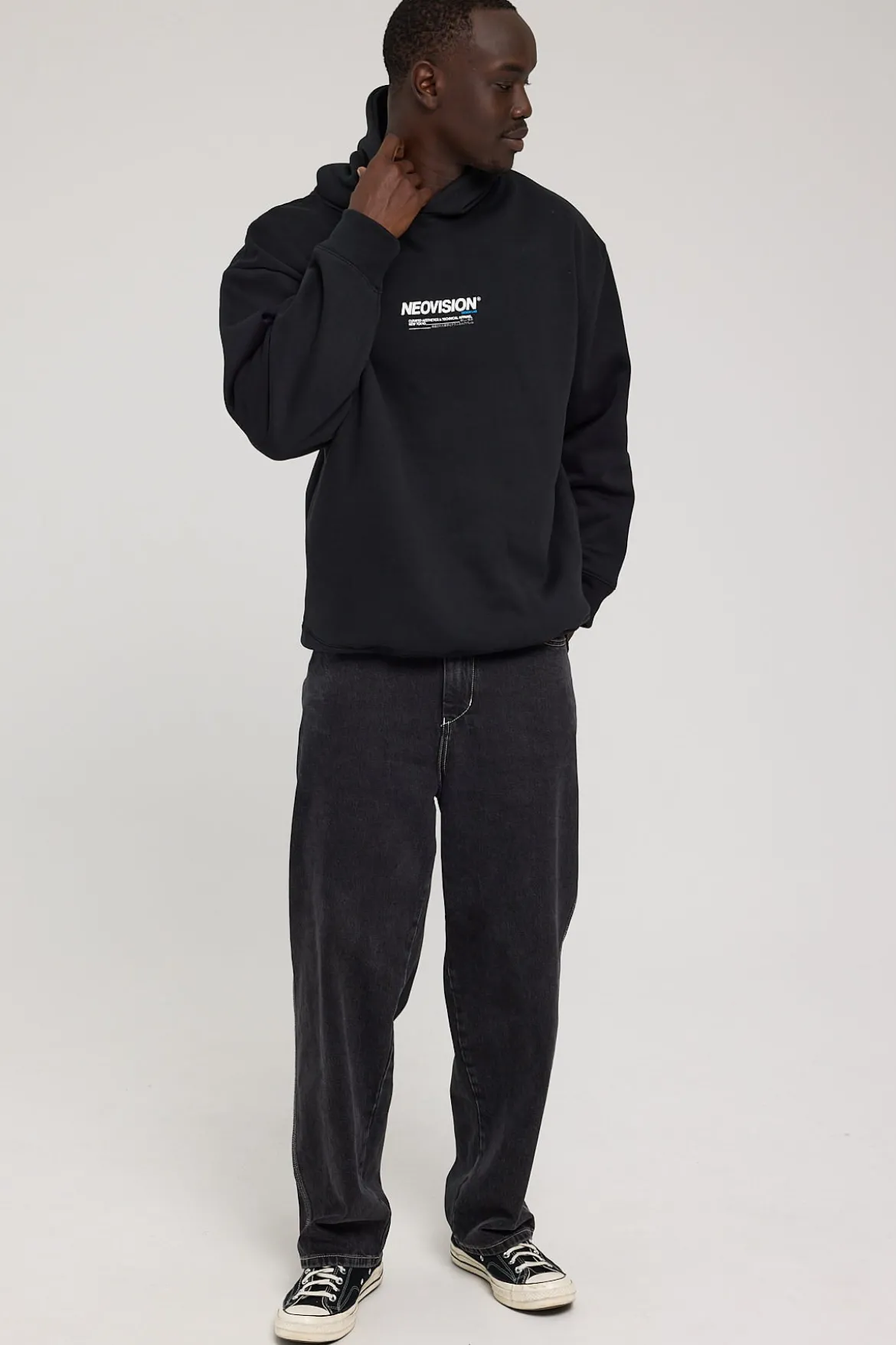 Nova Street Hoodie Black