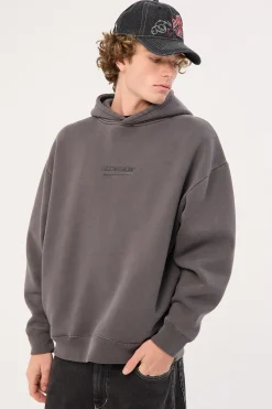Nova Street Hoodie Washed Black