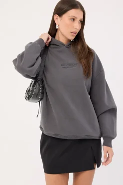 Nova Street Hoodie Washed Black