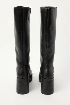 Nowhere PU Boot Black