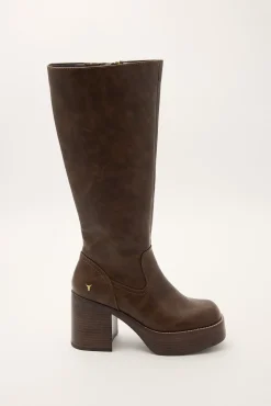 Nowhere PU Boot Dark Oak
