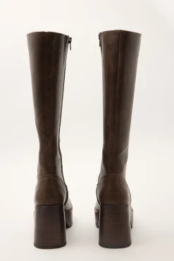 Nowhere PU Boot Dark Oak