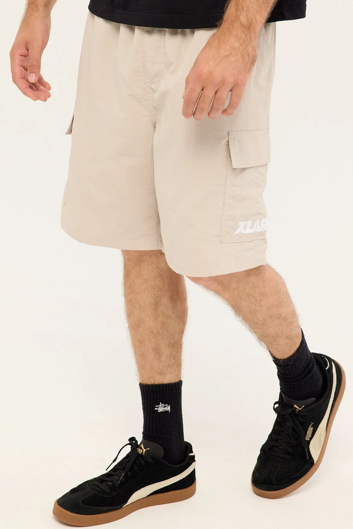 Nylon Cargo Short Dove
