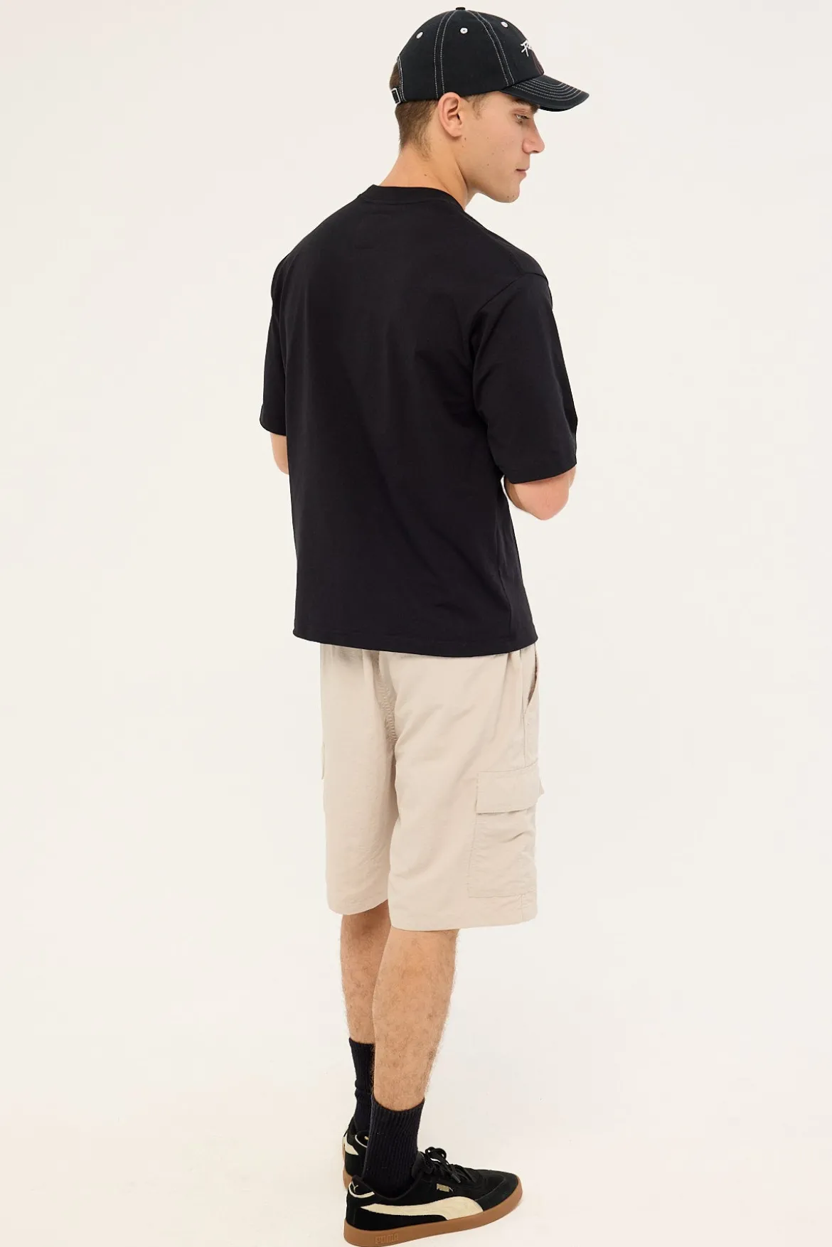 Nylon Cargo Short Dove