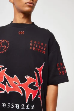 Obsidian Loopback Street Tee Jet Black