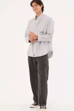 Occasions Filter Long Sleeve Shirt Black Stripe