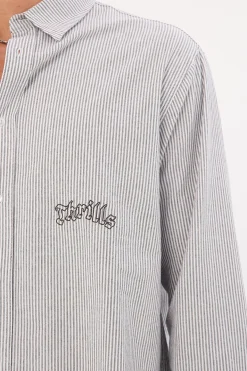 Occasions Filter Long Sleeve Shirt Black Stripe