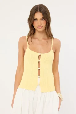 Odessa Knit Tank Top Pollen