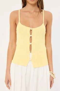 Odessa Knit Tank Top Pollen