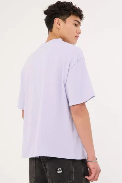 Off Leash Boxy Tee Solid Lavender