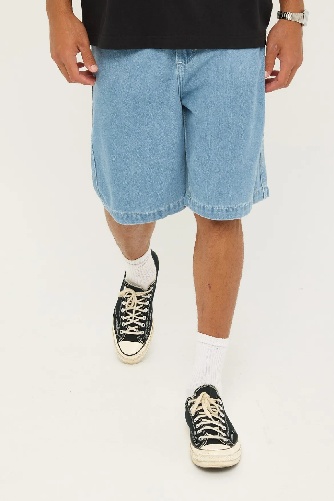 OG Bull Denim 91 Short Mid Blue