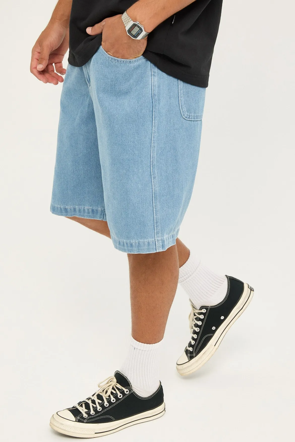 OG Bull Denim 91 Short Mid Blue