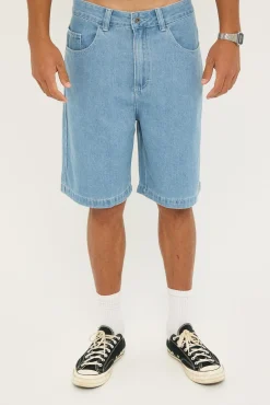 OG Bull Denim 91 Short Mid Blue