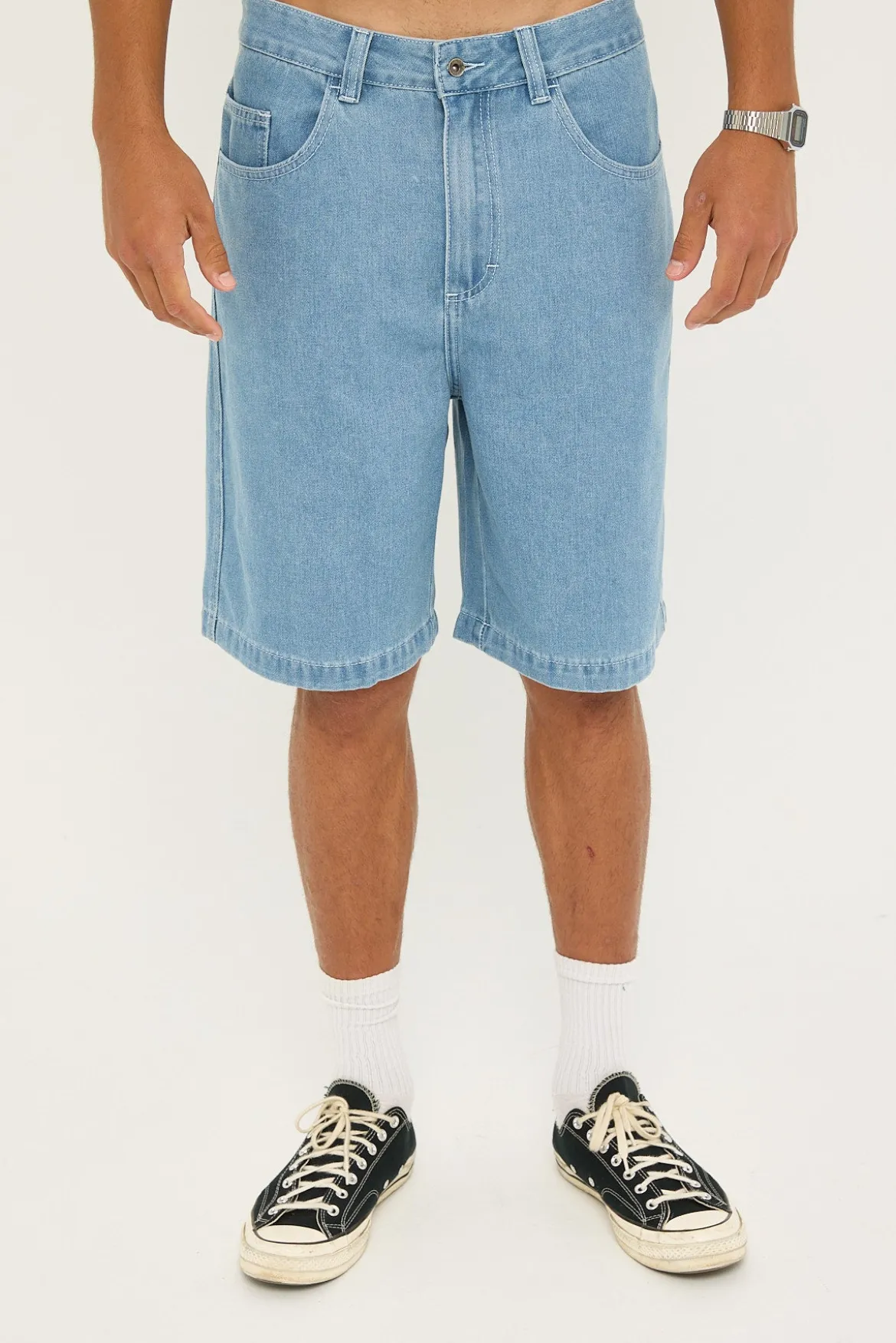 OG Bull Denim 91 Short Mid Blue