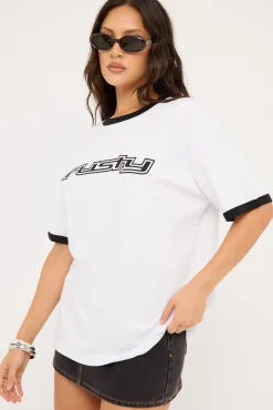 OG Rusty Ringer Oversize Tee White