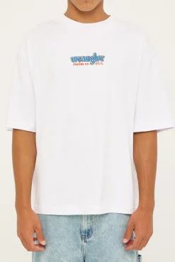Old West Boxcar Tee White
