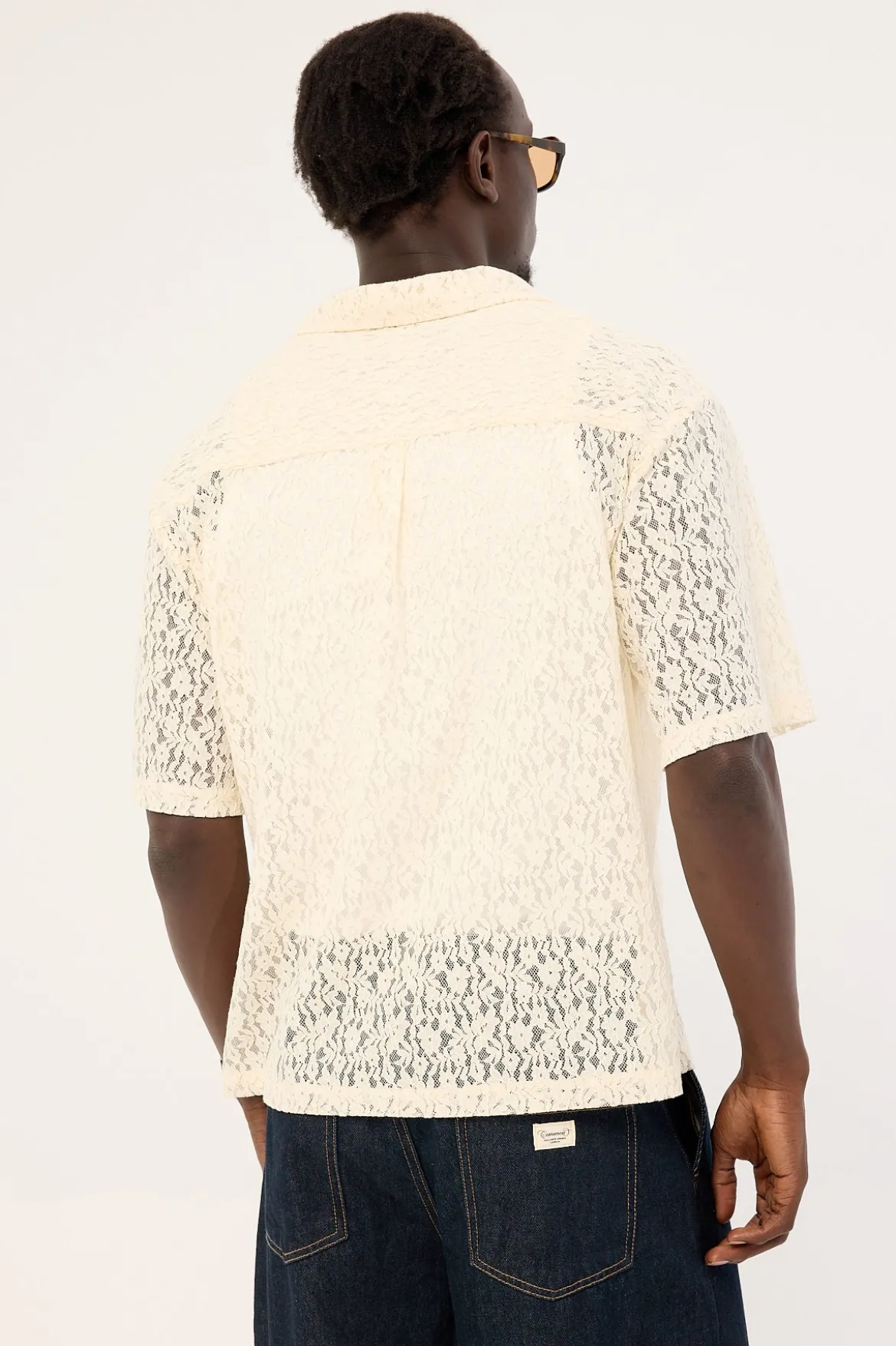Ollie Lace Resort Shirt White