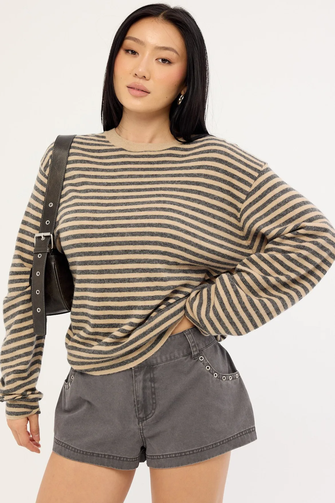 Olsen Knit Slate Stripe