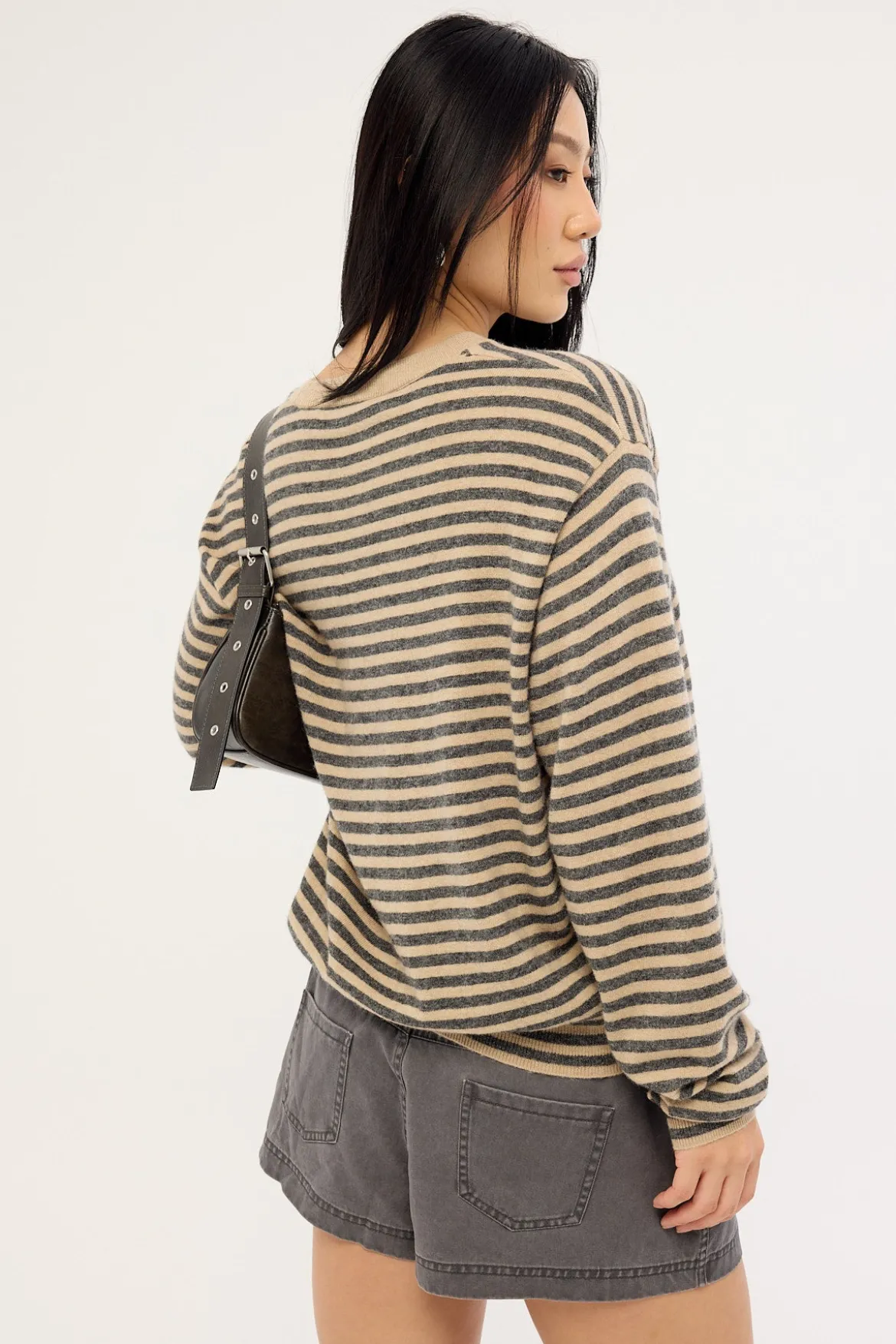 Olsen Knit Slate Stripe