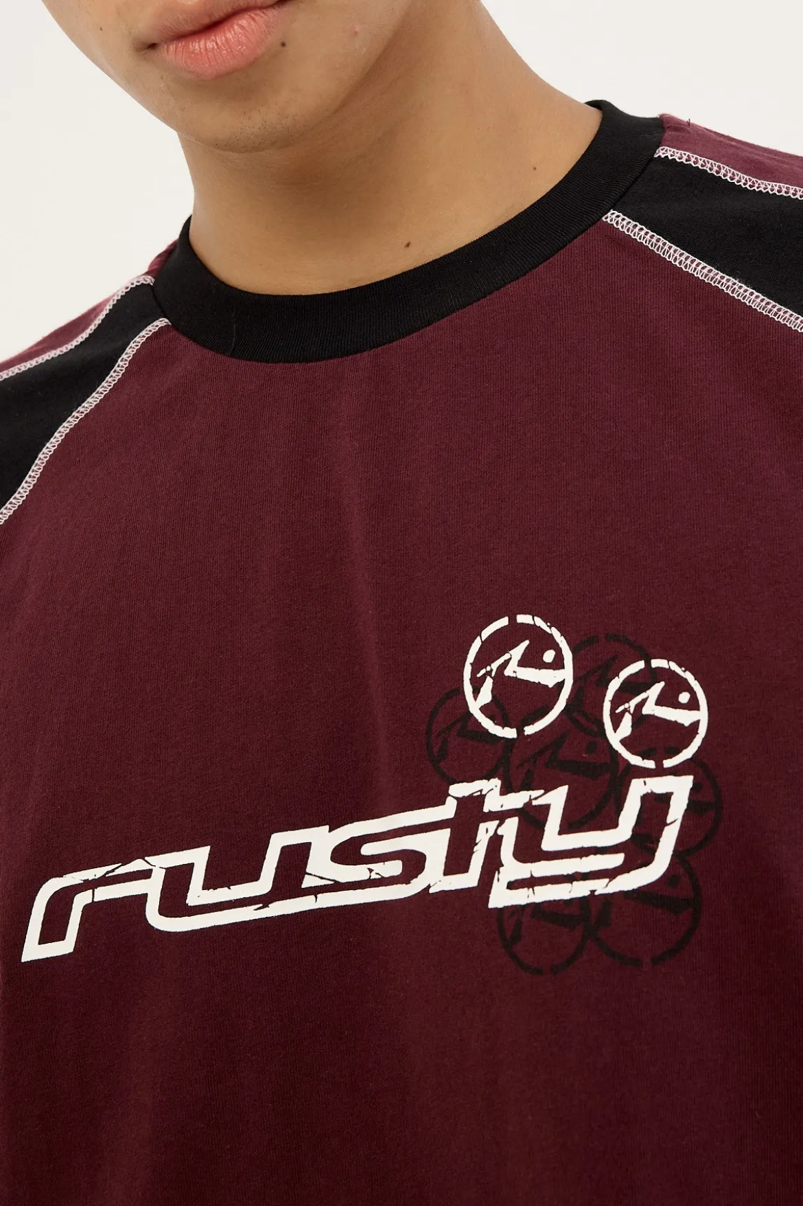 Omac Tee Burgundy