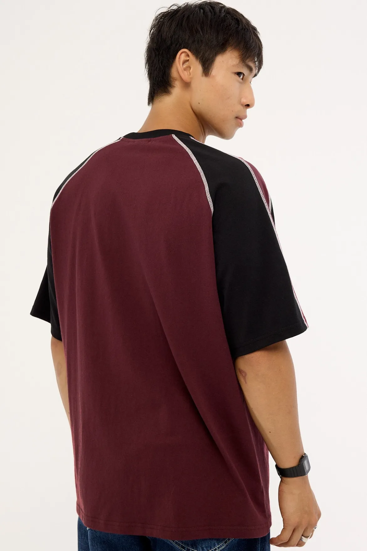 Omac Tee Burgundy