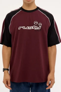 Omac Tee Burgundy