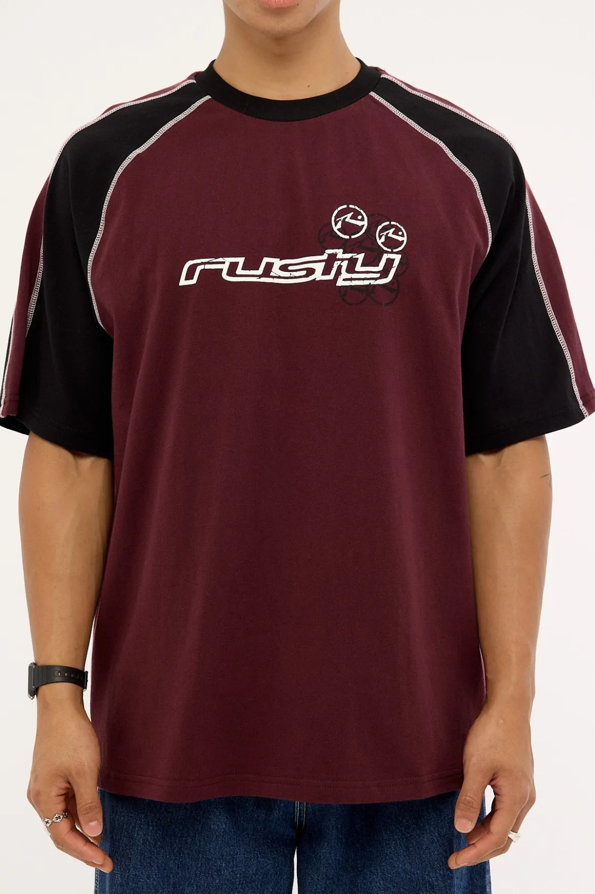Omac Tee Burgundy