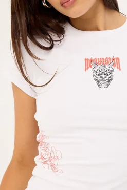 Oni Baby Tee White
