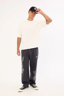 Onryu Baggy Sweat Pant Washed Black