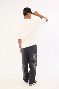 Onryu Baggy Sweat Pant Washed Black