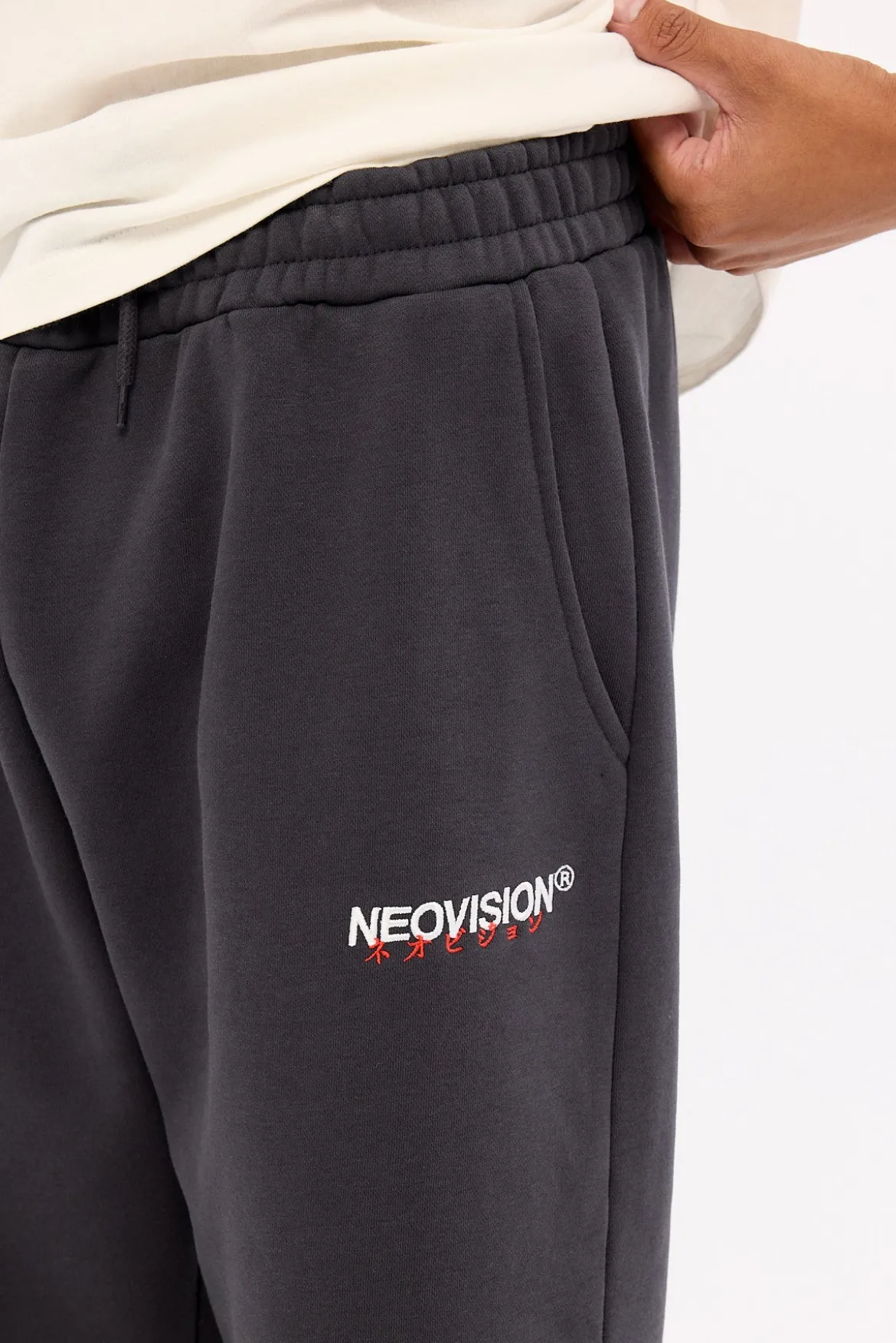 Onryu Baggy Sweat Pant Washed Black
