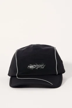 Onyx 5 Panel Cap Black
