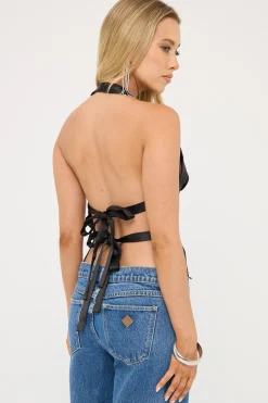 Opulence Halter Top Onyx