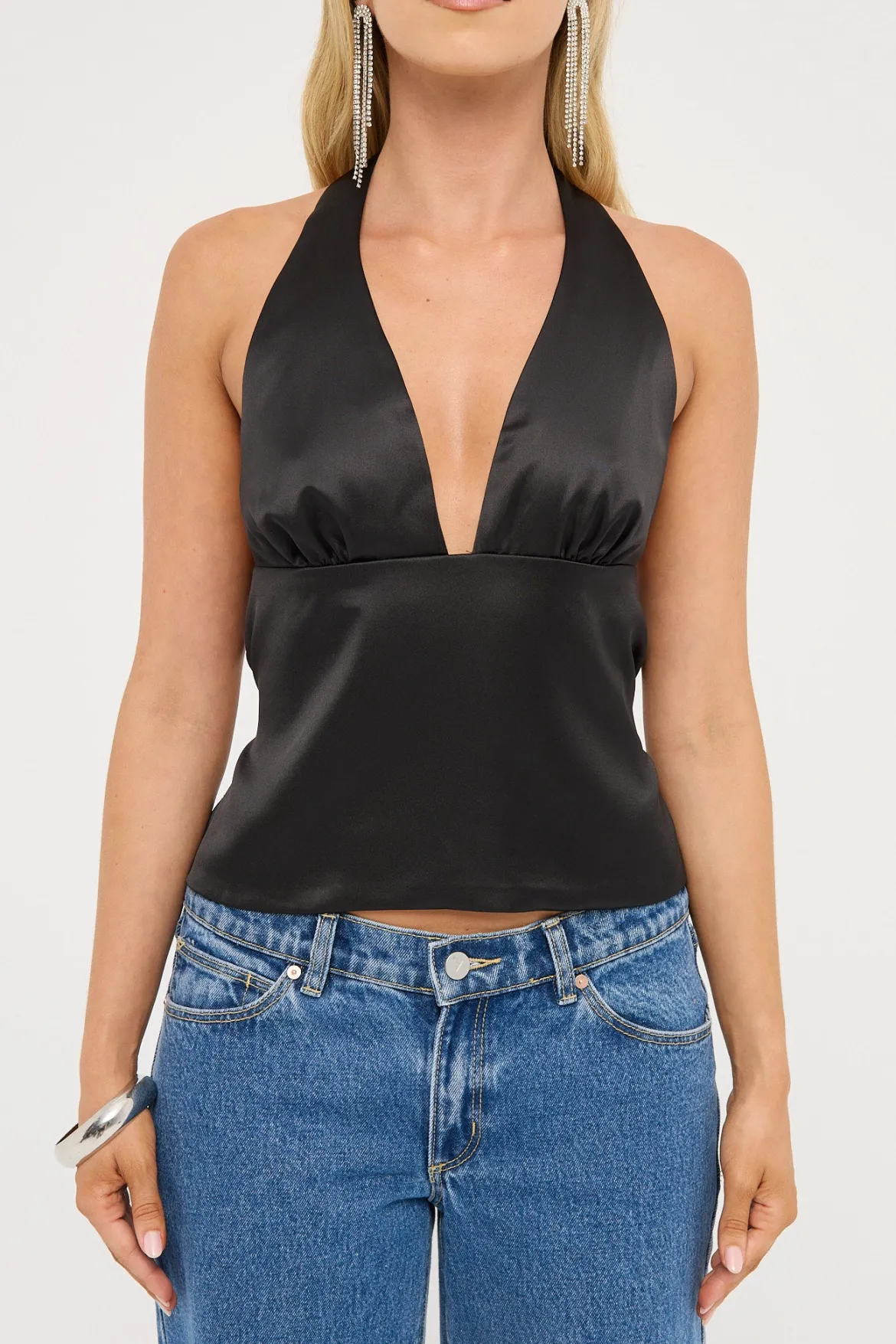 Opulence Halter Top Onyx