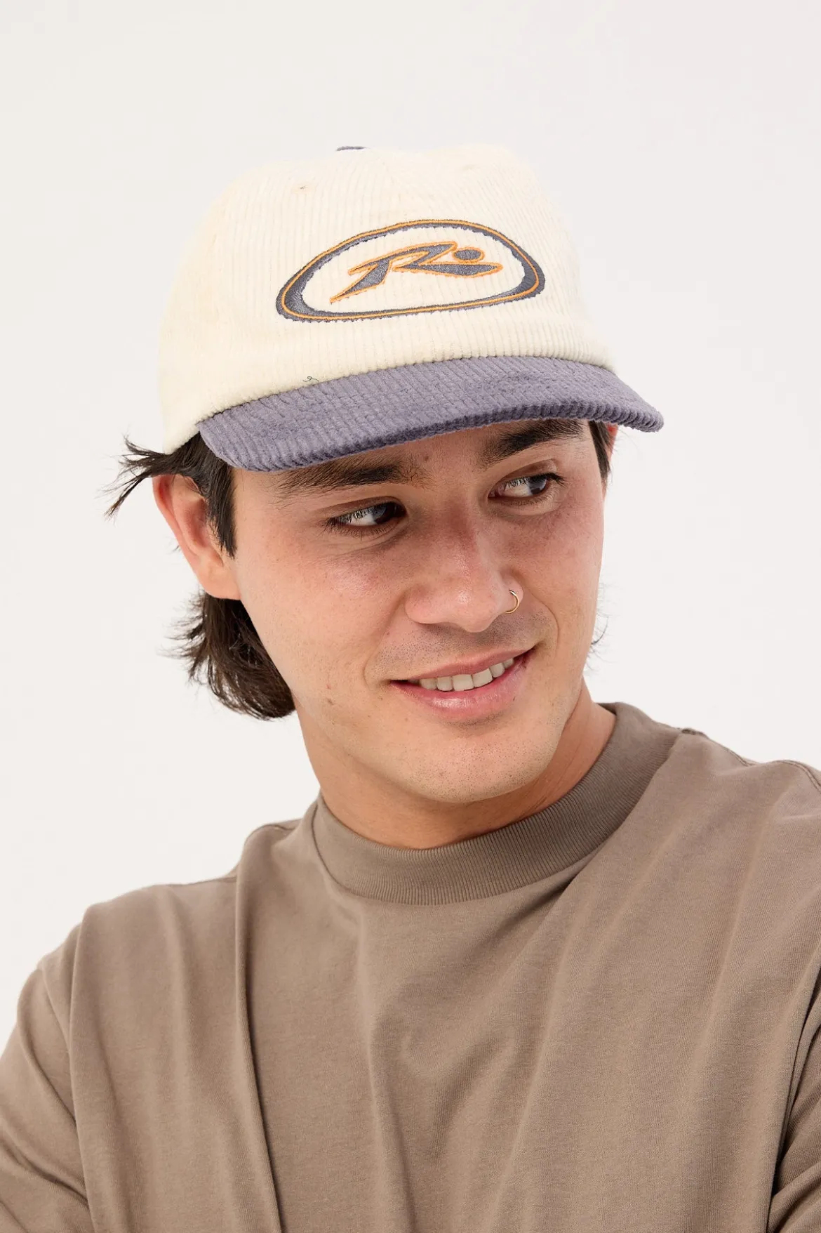 Orbit Cord Six Panel Cap Coal