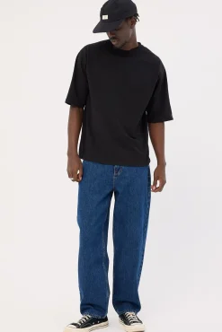 Organic Boxy Tee Black