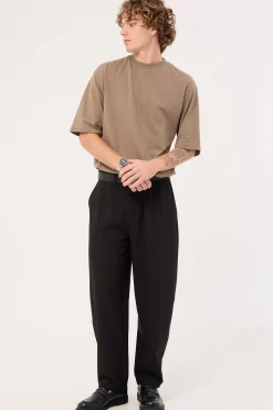 Organic Boxy Tee Taupe