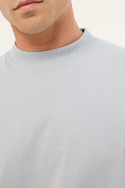 Organic Cropped Street Tee Grey