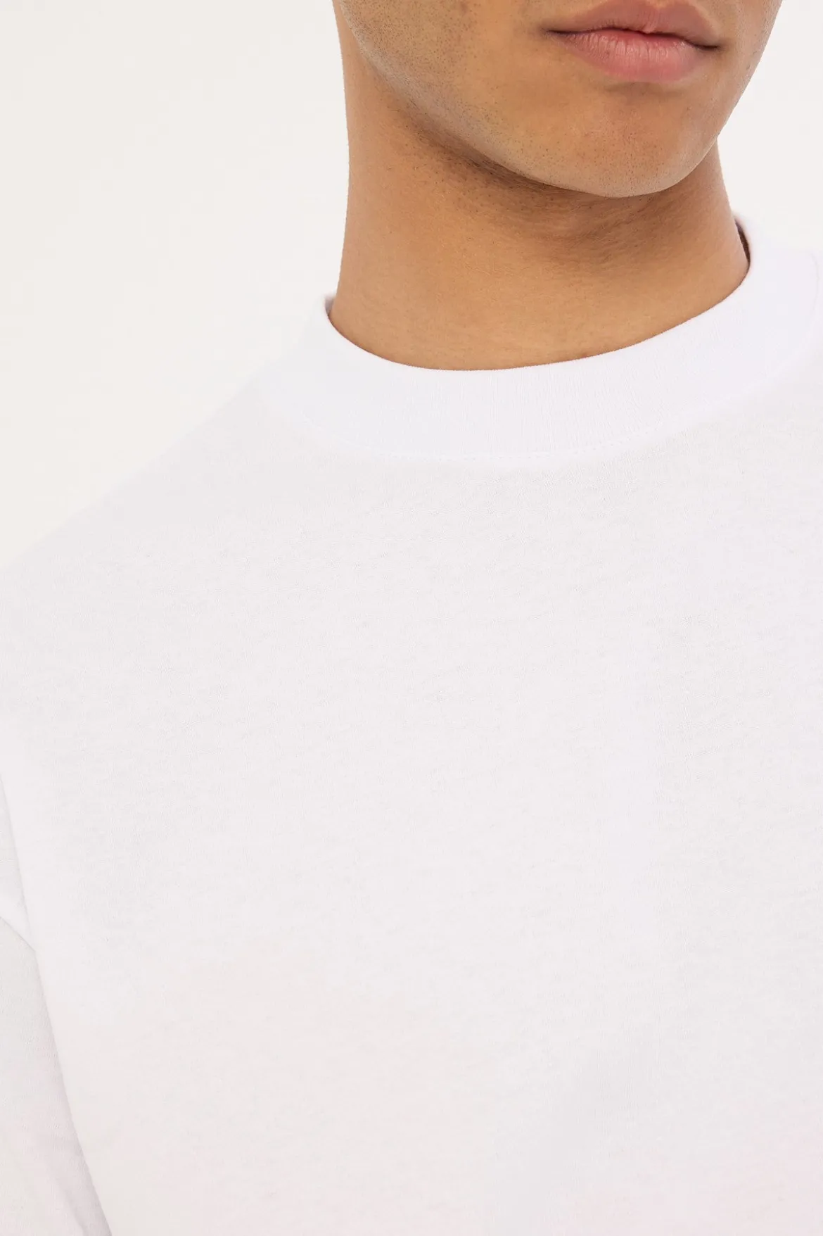 Organic Cropped Street Tee White