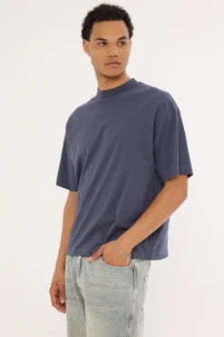 Organic Easy Tee Steel Blue