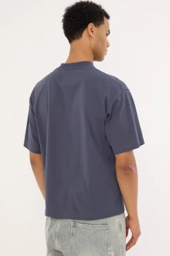 Organic Easy Tee Steel Blue