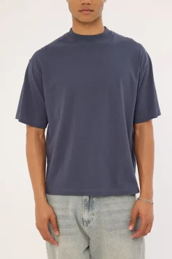 Organic Easy Tee Steel Blue