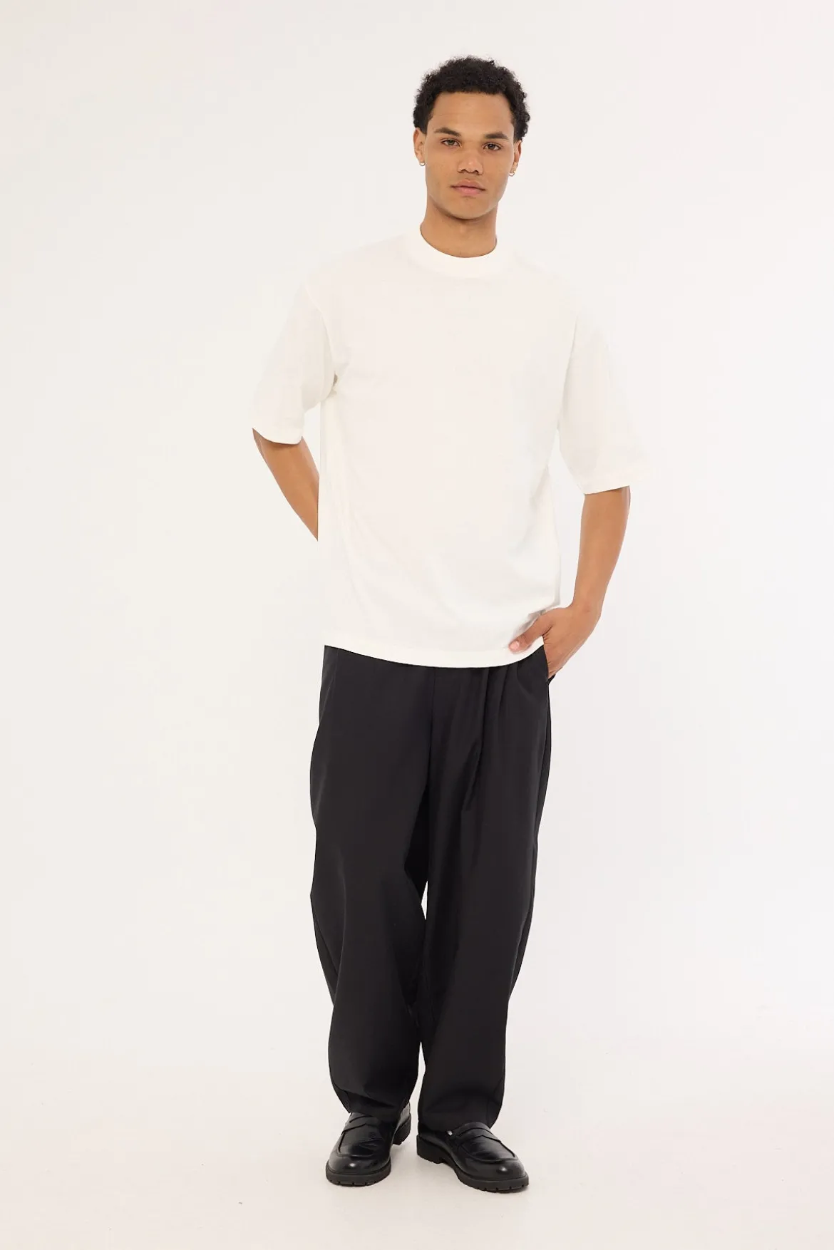 Organic Oversize Tee Off White