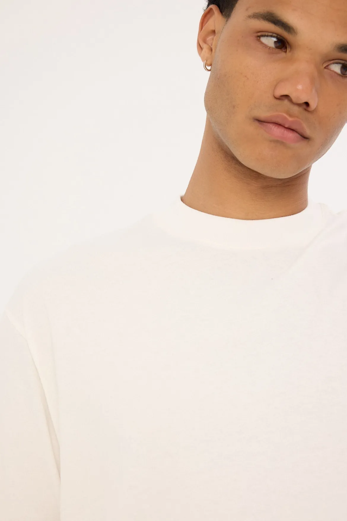 Organic Oversize Tee Off White