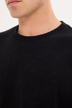 Origin Slub Long Sleeve Tee Black