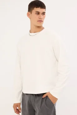 Origin Slub Long Sleeve Tee White