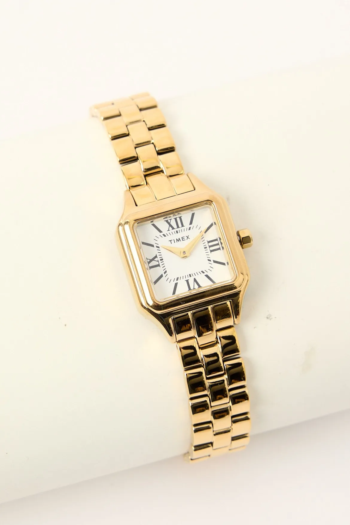 Originals Legacy Addison Square White Dial Gold Tone Case & B Gold