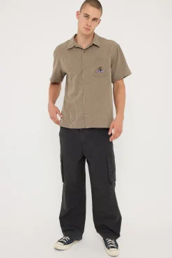 Orion Cotton Cargo Pant Worn Black