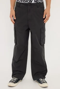 Orion Cotton Cargo Pant Worn Black